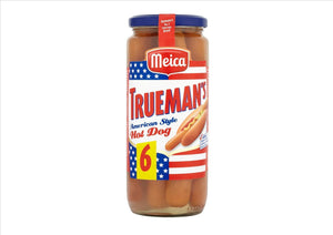 Meica - Trueman's American Style Hot Dog (Jar 540g, 6 pieces) - Osolocal2U