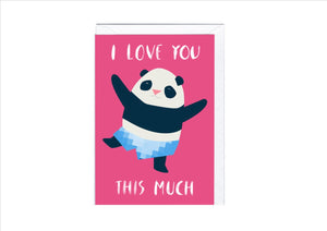 CARD - PANDA LOVE CARD - Osolocal2U