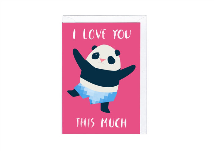 CARD - PANDA LOVE CARD