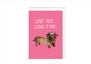 CARD - LONG TIME VALENTINE