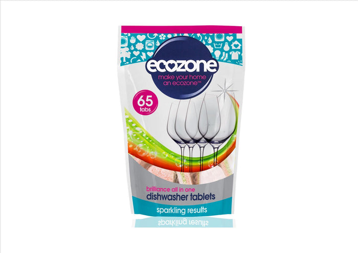 Ecozone Dishwasher Tablets Brilliance All in One (65s)