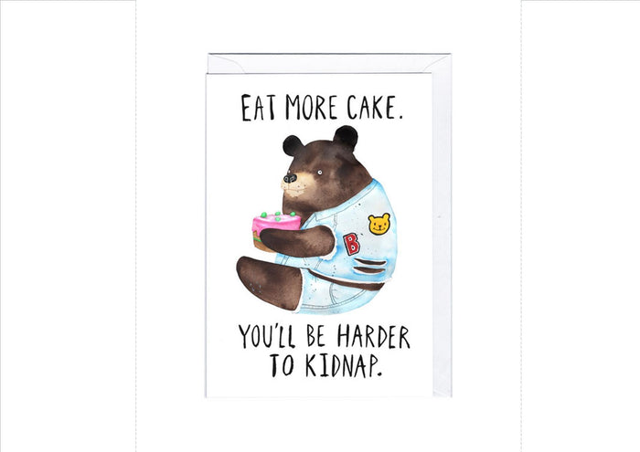 CARD - EAT MORE CAKE