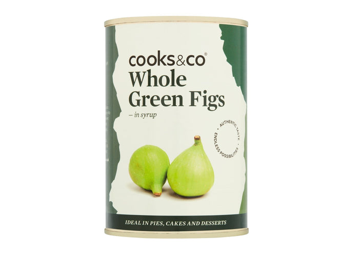 Cooks & Co - Whole Green Figs in Syrup (410g)