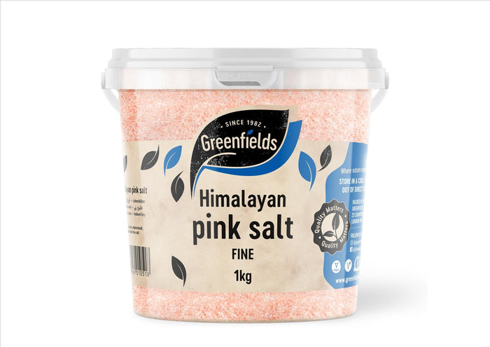 Greenfields - Himalayan Pink Salt Fine (1000g TUB, CATERING PACK)