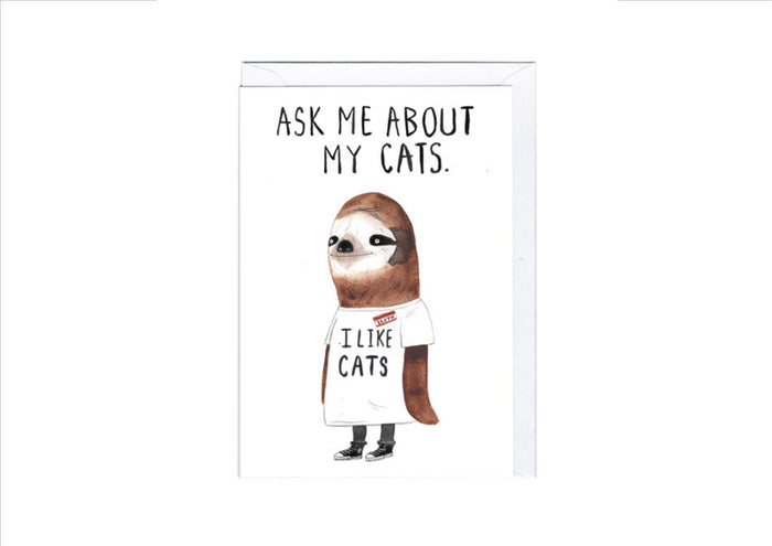CARD - I LIKE CATS