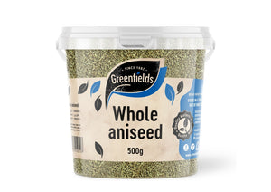 Greenfields - Whole Aniseed (500g TUB, CATERING PACK)
