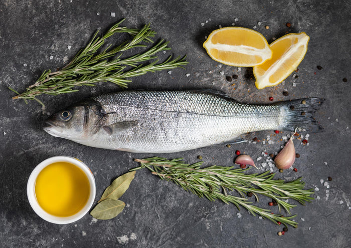 Whole Trimmed Seabass (Each)