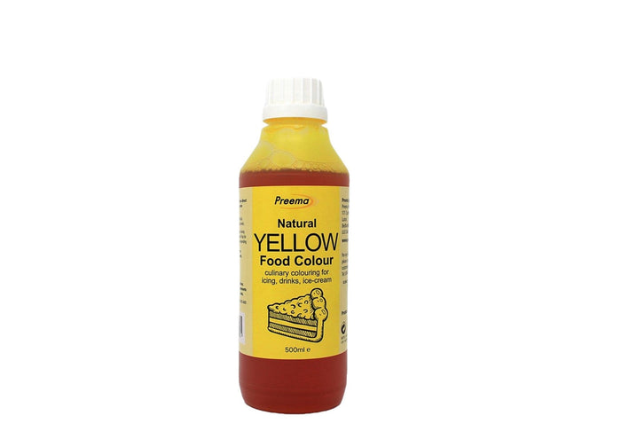 Natural Yellow Food Colour Liquid 500ml