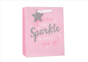 Medium Gift Bag - You Leave a Little Sparkle (Each)